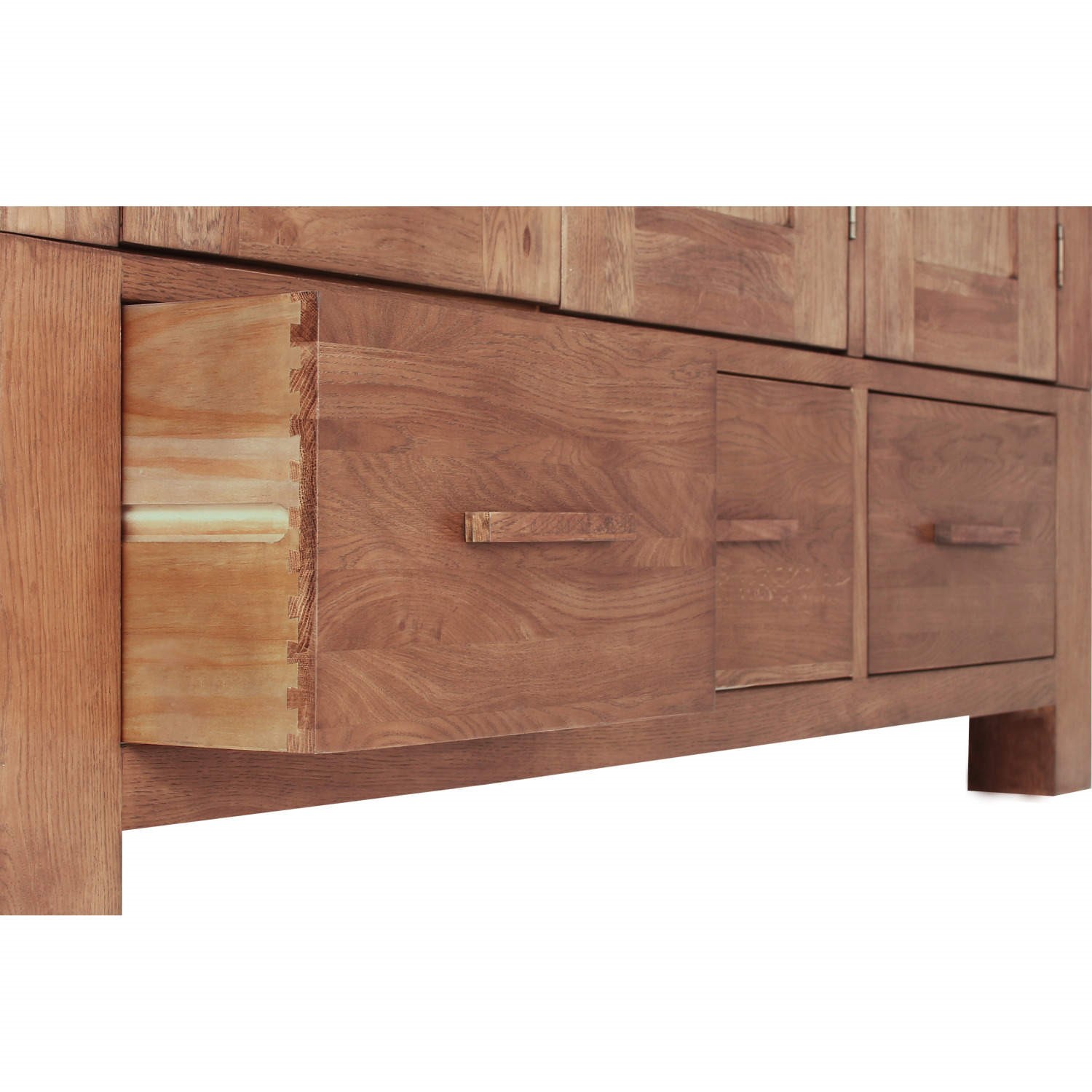 Vineyard Dark Oak Triple Wardrobe Furniture123